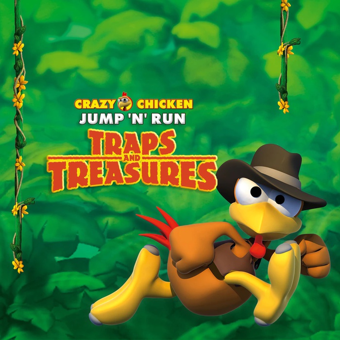 Crazy Chicken Jump 'n' Run Traps and Treasures