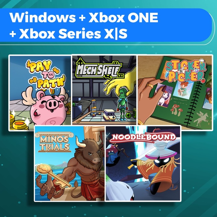 Pay to Path + Mech Shelf + Sticker Picker + Minos Trials + Noodlebound (Bundle)