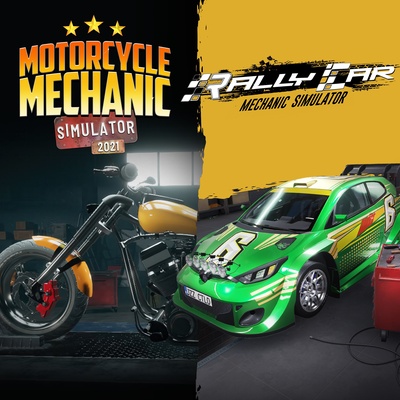 Rally Car Mechanic x Motorcycle Mechanic Simulator 2021