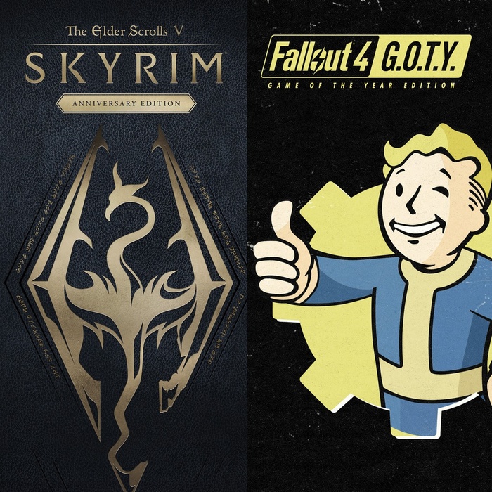 Skyrim Anniversary Edition + Fallout 4 G.O.T.Y Bundle