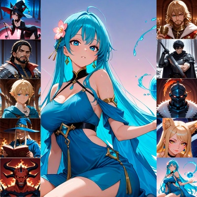 Fantasy Avatars & Anime: Fantasy Uni 2