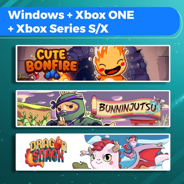 Cute Bonfire + Bunninjutsu + Dragon Snack (Bundle)