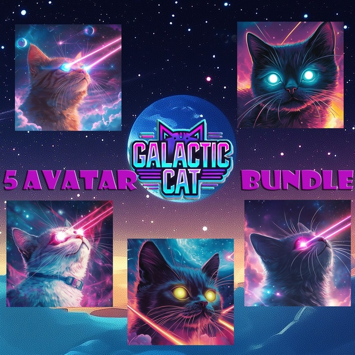 5 Avatar Galactic Cat Bundle