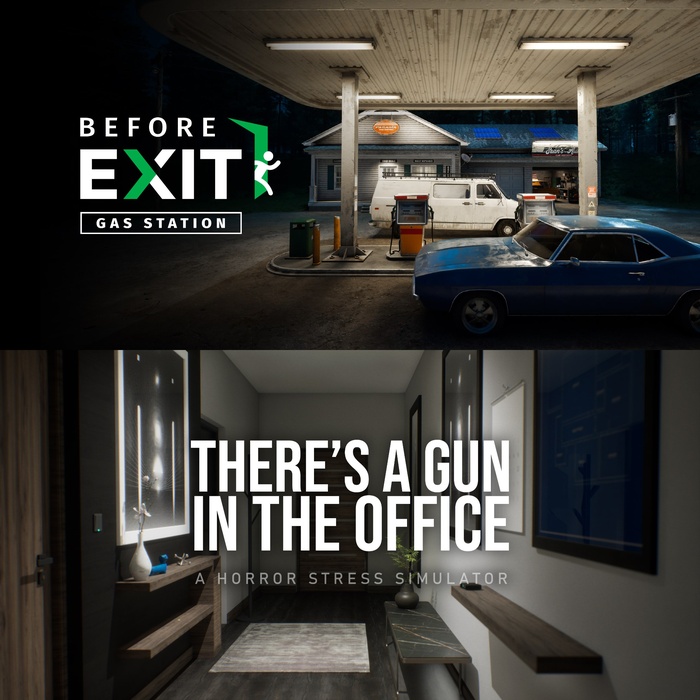 Before Exit : Gas Station + There's a Gun in the Office bundle