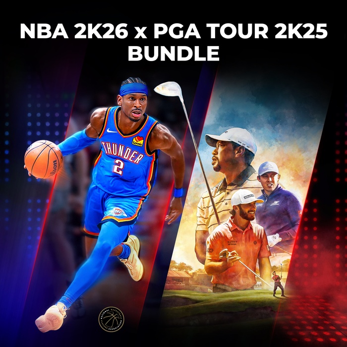 Комплект NBA 2K26 × PGA TOUR 2K25