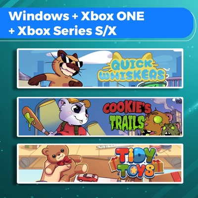Quick Whiskers + Cookie's Trails +Tidy Toys (Bundle)