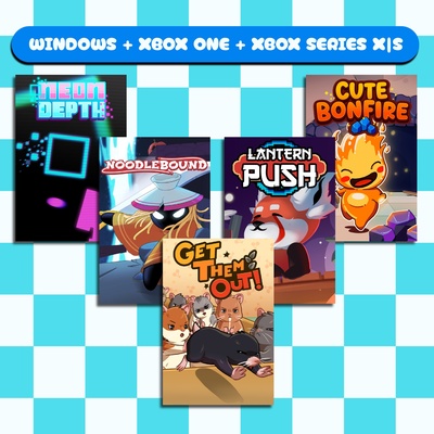 Neon Depth + Get Them Out! + Noodlebound + Lantern Push + Cute Bonfire (Bundle)