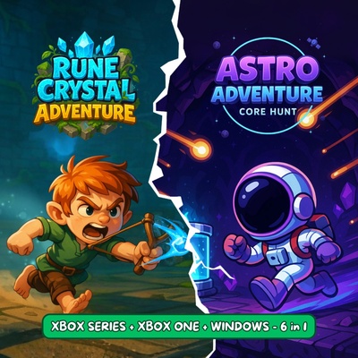 Rune Crystal & Astro Adventure (PACK - 6 IN 1)
