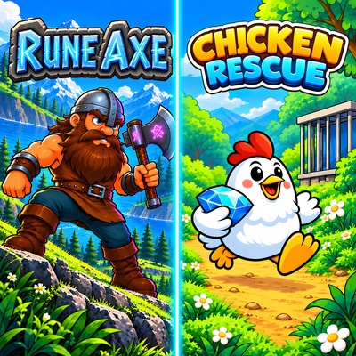 Rune Axe + Chicken Rescue (Bundle)