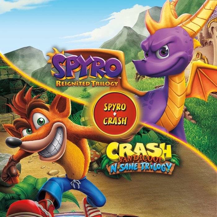 Spyro + Crash Remastered Game Bundle
