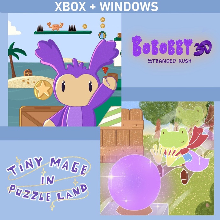 Bobobby 3D: Stranded Rush / Tiny Mage in Puzzle Land (Bundle)
