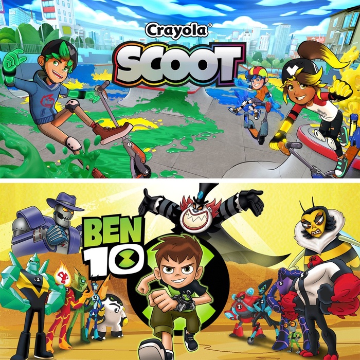 Ben 10 And Crayola Scoot