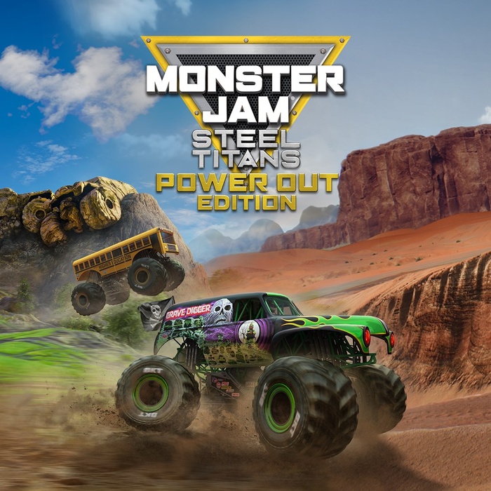 Monster Jam Steel Titans Power Out Bundle