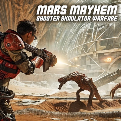 Mars Mayhem:Shooter Simulator Warfare