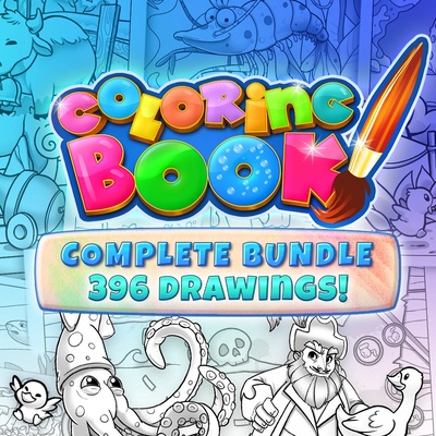 Coloring Book: Complete Bundle - 396 drawings