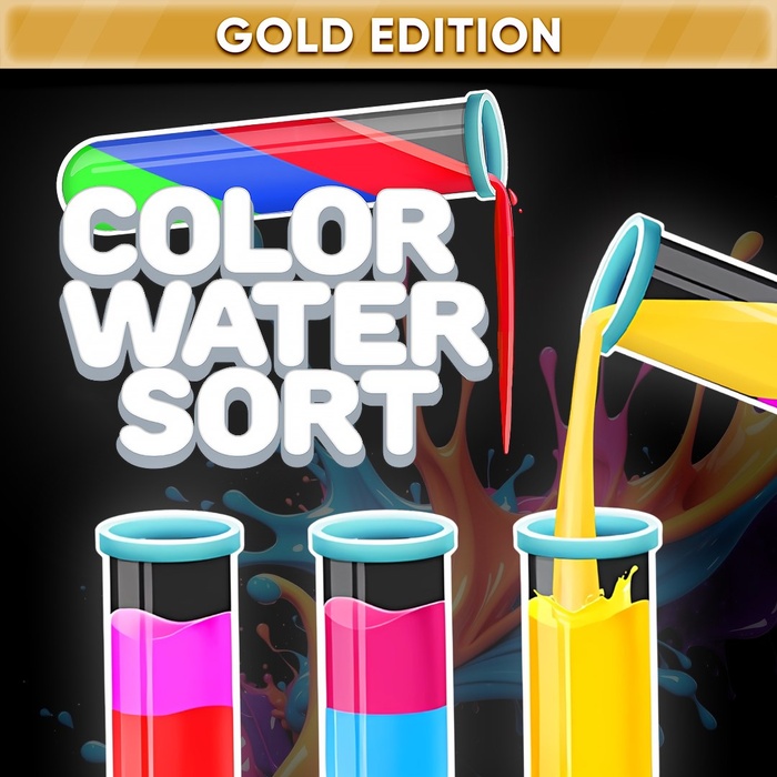 Color Water Sort: Gold Edition
