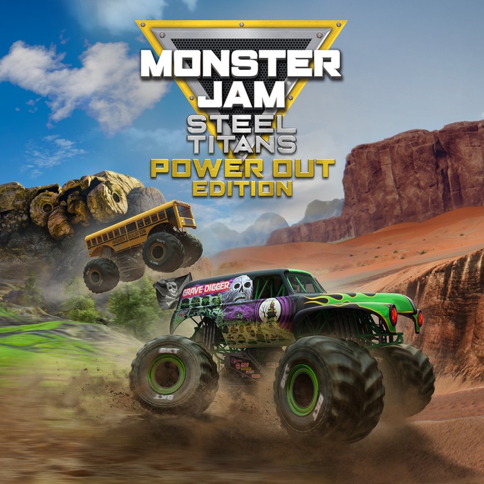 Monster Jam Steel Titans Power Out Bundle